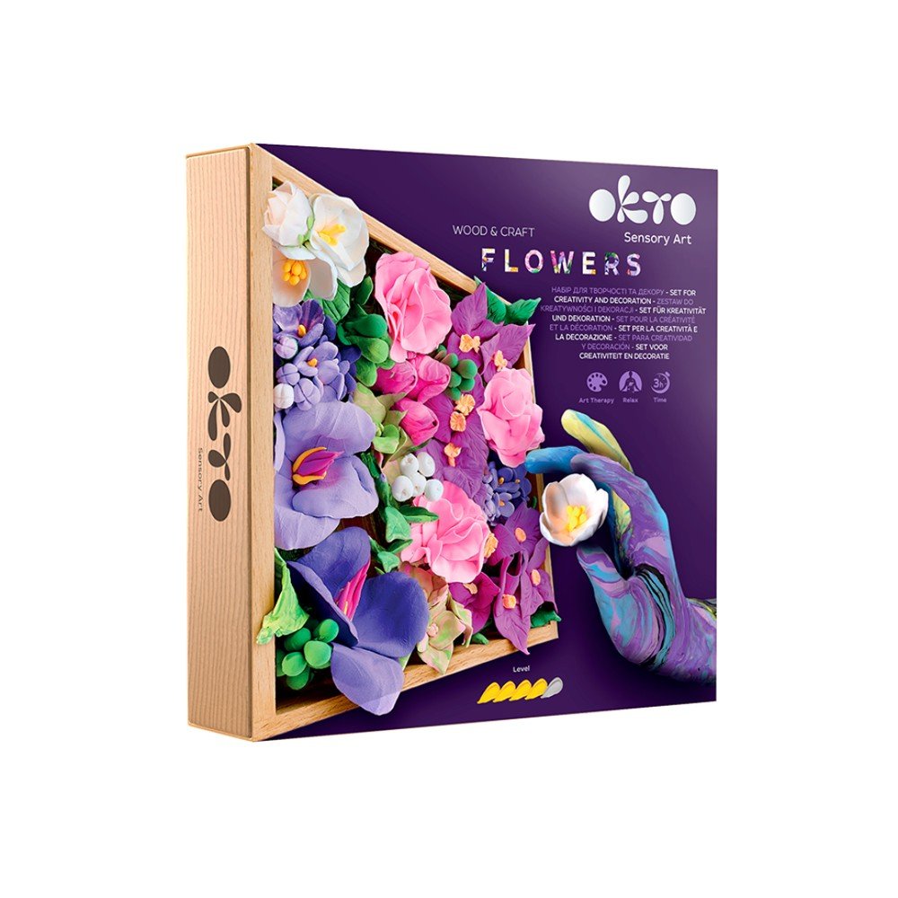 Set Madera DIY Flores Inspiration Okto