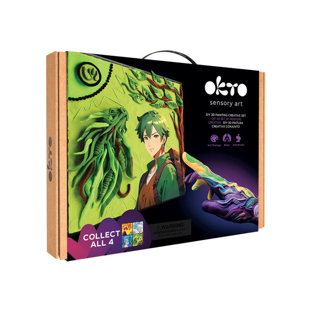 Set DIY Pintura 3D Tierra Manga OKYO