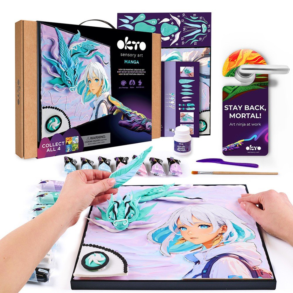 Set DIY Pintura 3D Aire Manga - OKYO
