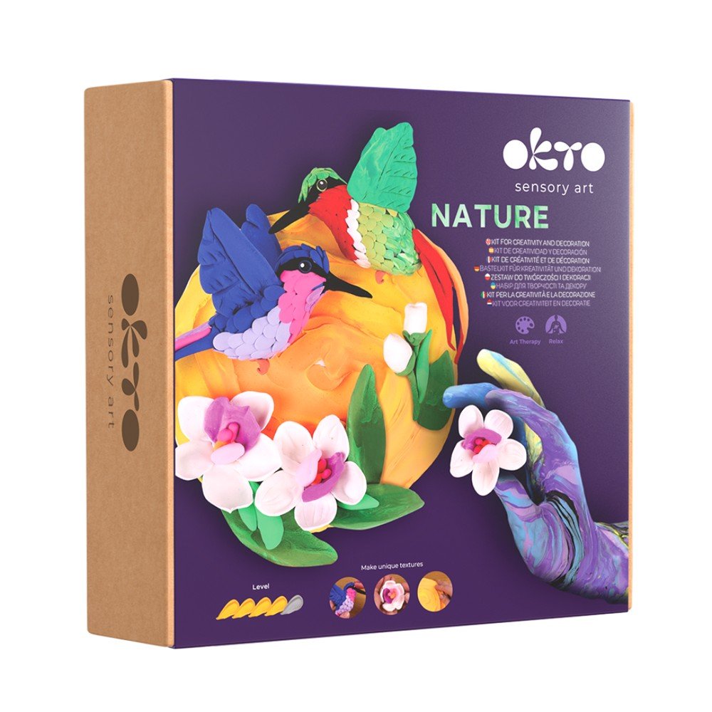 Set DIY Cuadro 3D Colibríes Nature - OKYO