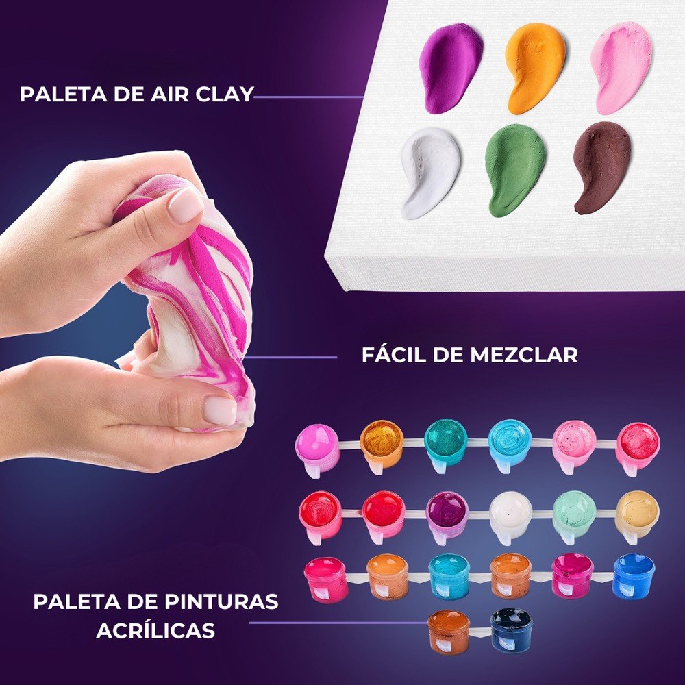 Kit 3D Pintar por Números Elegant Hummingbird Okyo