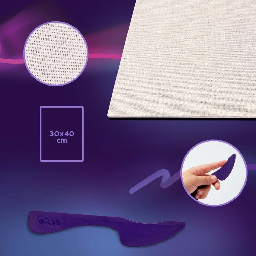 Set DIY Pintura 3D Lettering Calm - OKYO