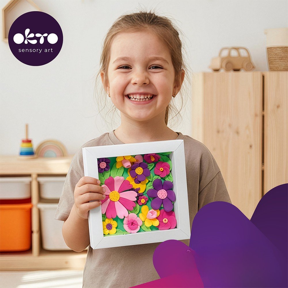 Kit DIY Flores Garden 15x15cm OKYO