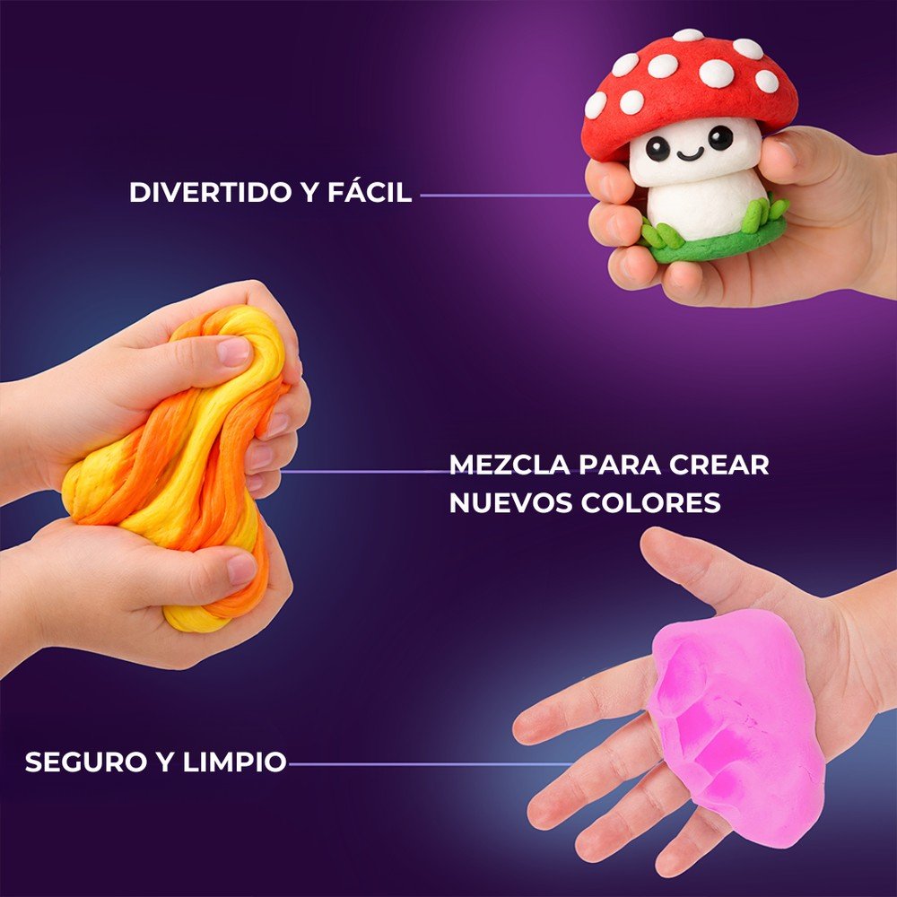 Set Creativo Air Clay 24 colores OKYO