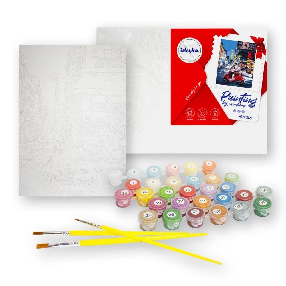 Pintar por números Madre e Hijo de Ideyka