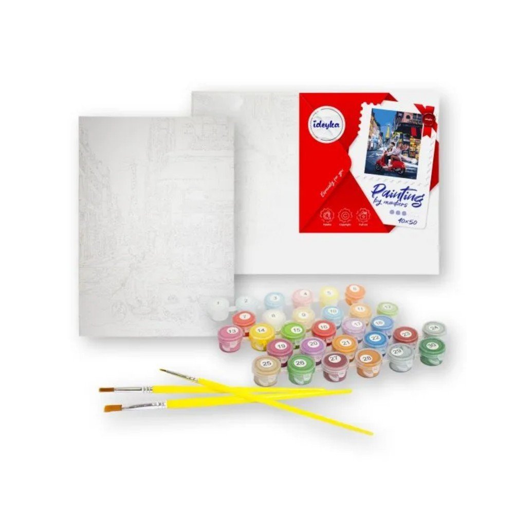 Pintar por números Bailarina Ideyka - Kit completo
