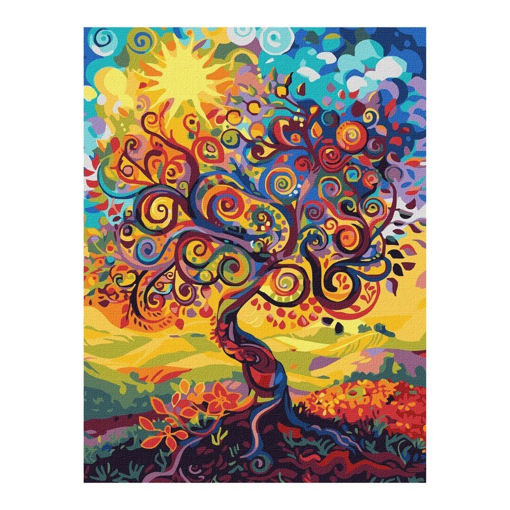 Pintar por números Tree of Being Ideyka
