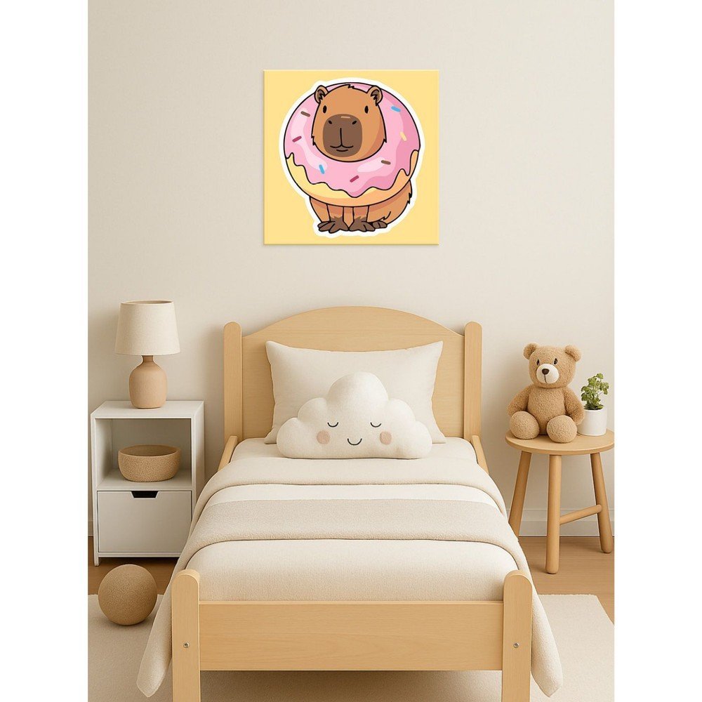 Pintar por números Capibara de vacaciones Ideyka