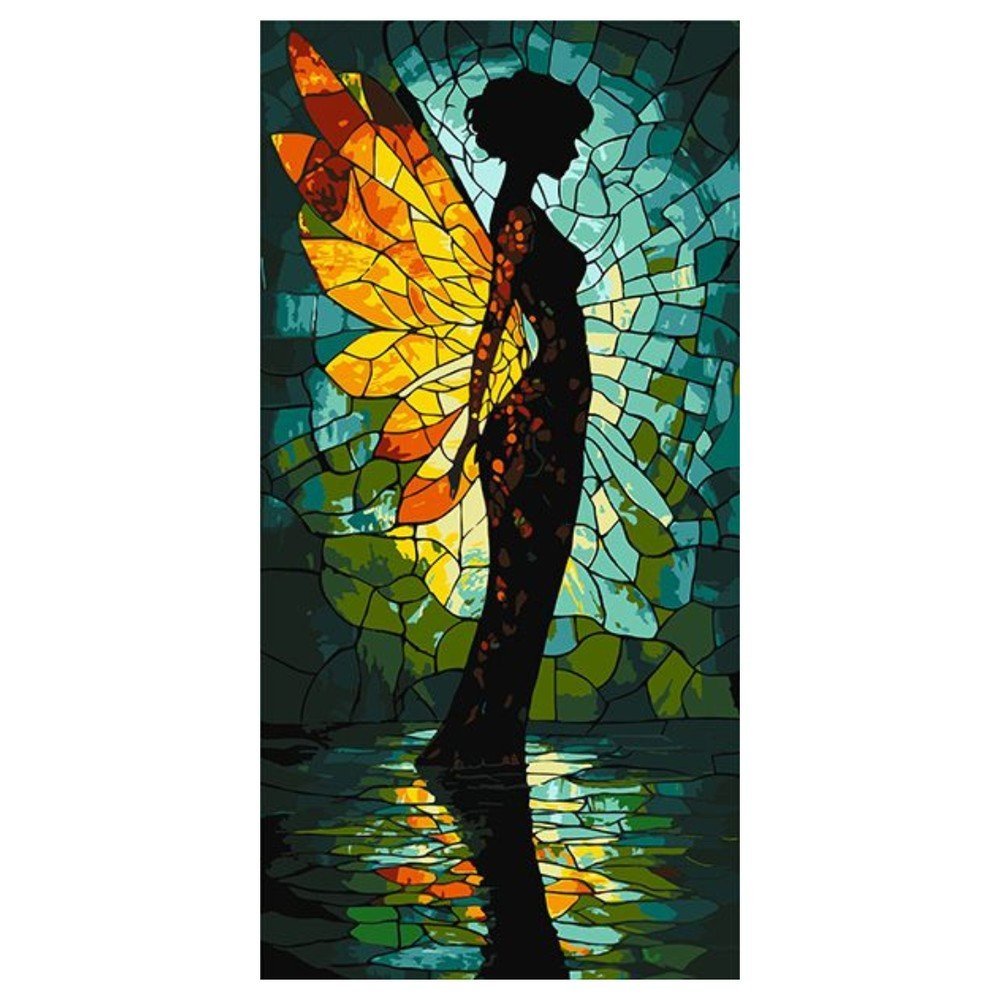 Pintar por números Vidriera 40x80 cm - Ideyka