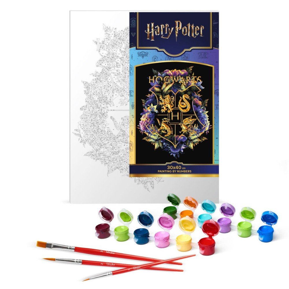 Pintar por números Harry Potter Escudo Ideyka