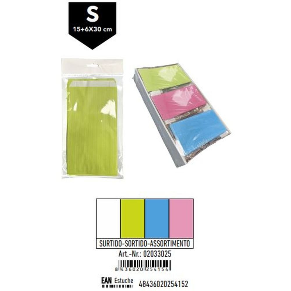 SOBRE KRAFT SURTIDOS S BLANCO PISTACHO CELESTE ROSA 12U | 288 UNIDADES | (ANDINA) Imagen principal del producto