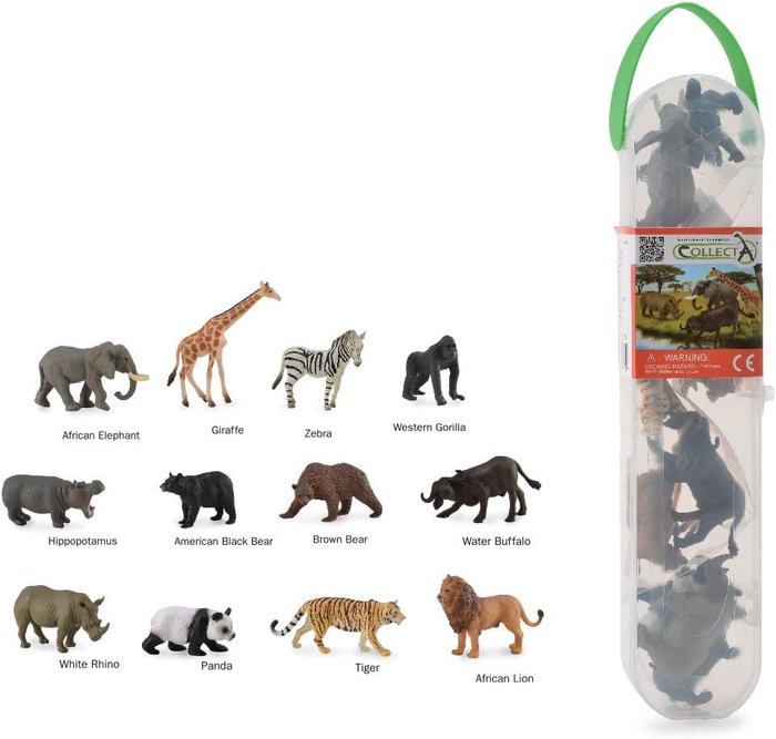 TUBO DE ANIMALES MINI SALVAJES | DEQUBE | 1 UNIDAD | 4892900011059 Imagen principal del producto
