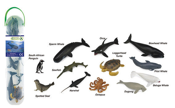 Tubo de Animales Mini Marinos Surtidos Collecta Imagen principal del producto