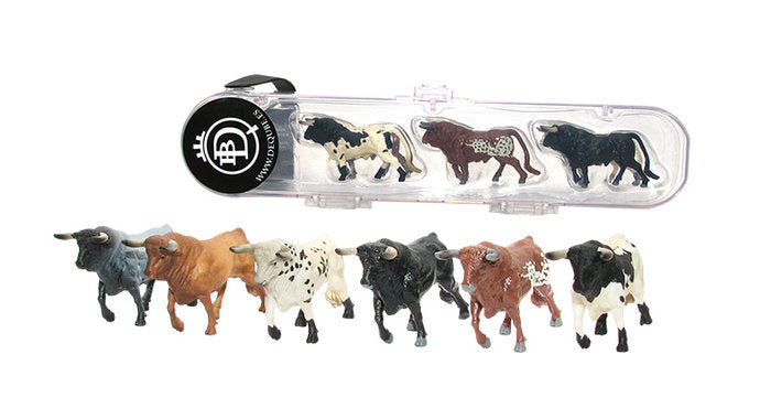 TUBO CON TOROS BRAVOS MINIS (6 UNIDADES) | DEQUBE | 1 UNIDAD | 4892900112008 Imagen principal del producto
