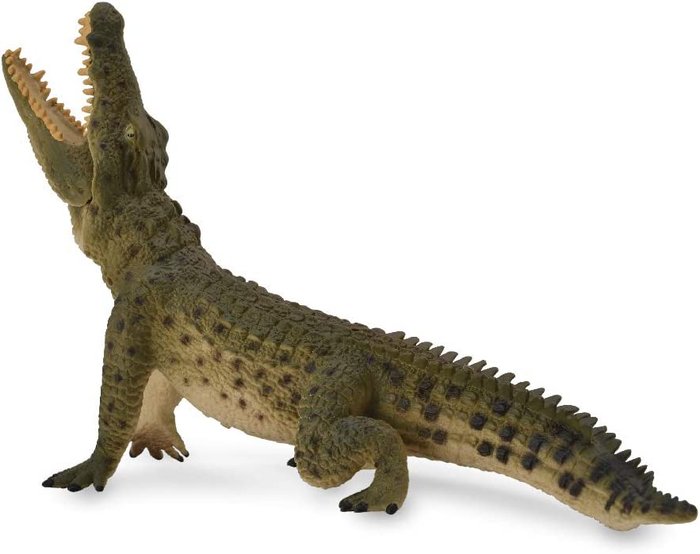 Figura Cocodrilo del Nilo con Mandíbula Movible DEQUBE