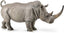 Figura Rinoceronte Blanco DEQUBE Juguete de plástico