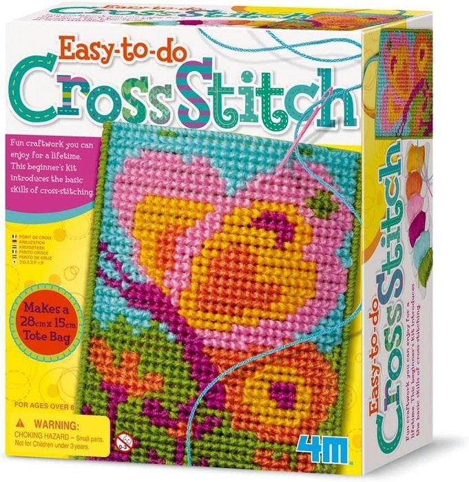 Juego 4M Easy to Do Cross Stitch Costura Marca 4M Imagen principal del producto