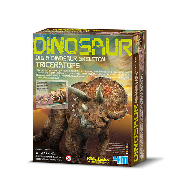 Juego 4M Kidz Labs Dig a Triceratops Skeleton Marca 4M Imagen principal del producto