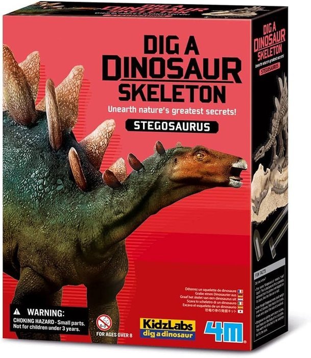 Juego Kidz Labs Dig a Stegosaurus Skeleton 4M Imagen principal del producto