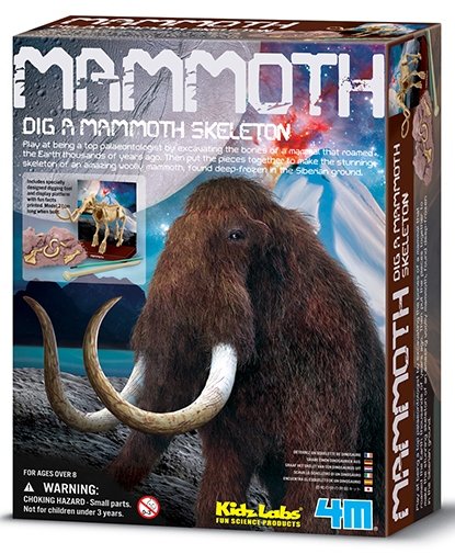 Juego 4M Kidzlabs Paleontología Esqueleto Mamut Marca 4M