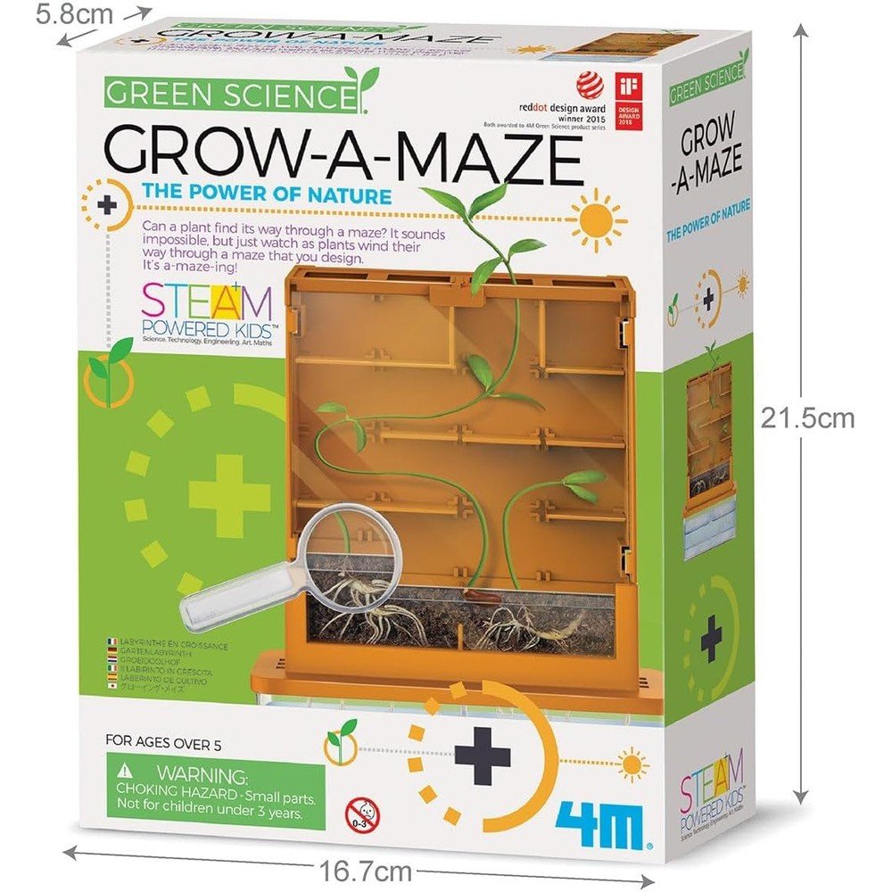 Juego Science Haz crecer tus plantas en el laberinto 4M