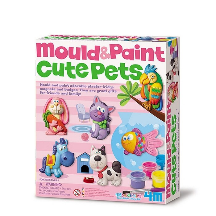 Juego 4M Moldea y Pinta Mascotas Marca 4M
