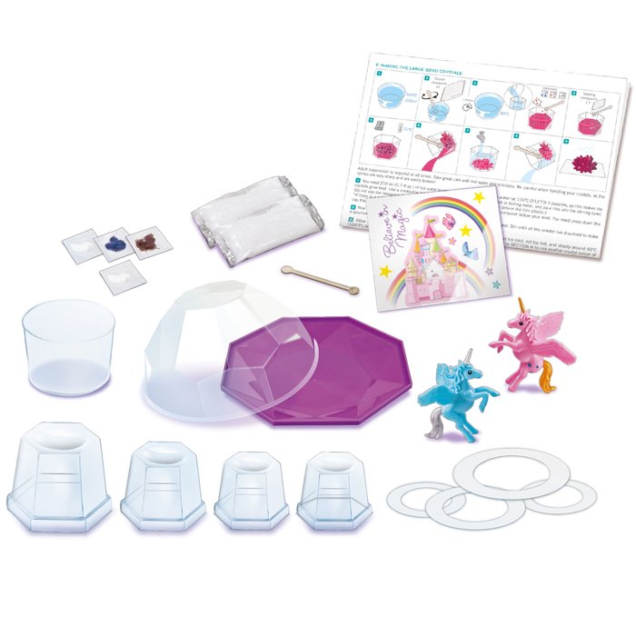 Crece Cristales Unicornios Pack 4M Juegos Educativos