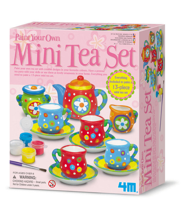 JUEGO 4M PAINT YOUR OWN MINI TEA SET | 4M | 1 UNIDAD | 4893156045416