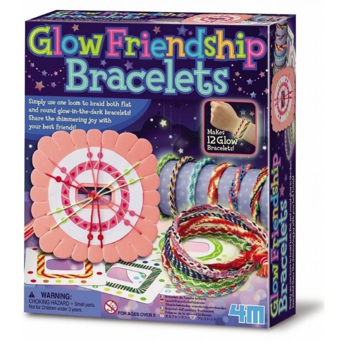 JUEGO GLOW PULSERAS DE LA AMISTAD | 4M | 1 UNIDAD | 4893156046628 Imagen principal del producto