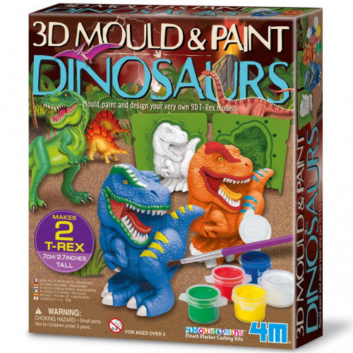 JUEGO MOULD&PAINT 3D DINOSAURIOS | 4M | 1 UNIDAD | 4893156047779 Imagen principal del producto