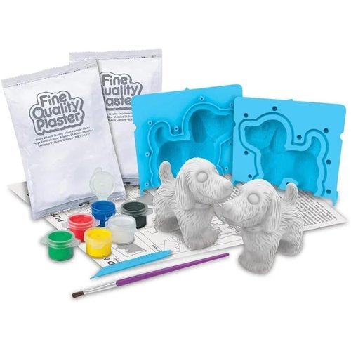 Juego 3D Mould & Paint Perritos 4M