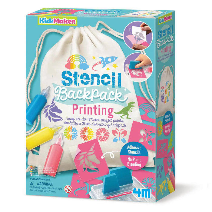 Juego Kidzmaker Decora Tu Mochila Marca 4M