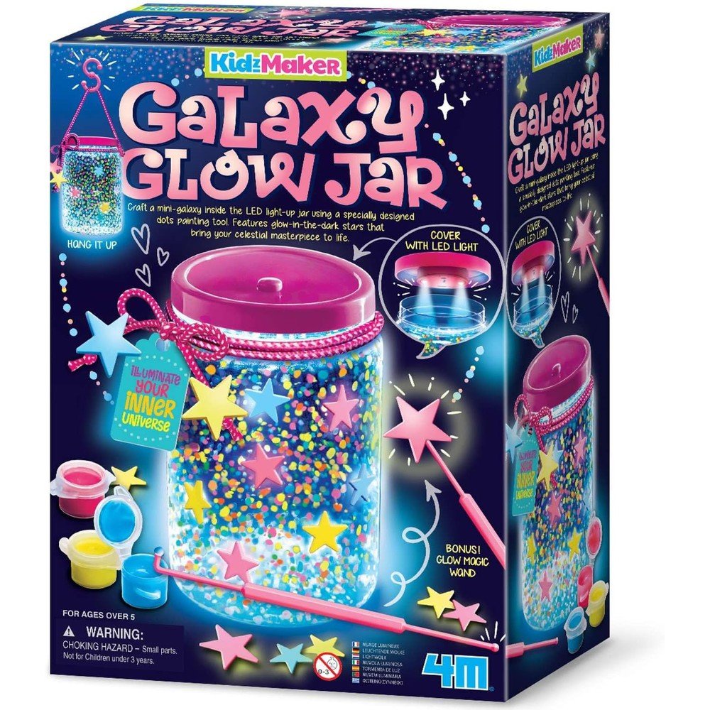 Juego Glowing Tarro de las Galaxias 4M