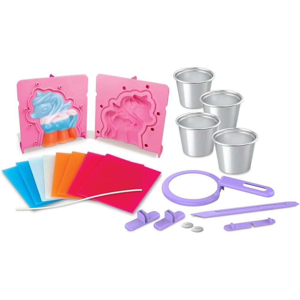 Juego Kidzmaker 3D Unicorn Candle Making Kit 4M