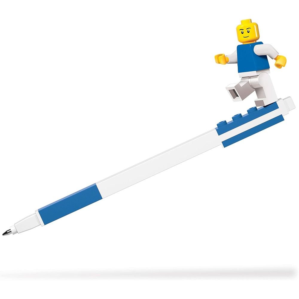 BOLIGRAFO LEGO AZUL + FIGURA | LEGO | 1 UNIDAD | 4895028526009