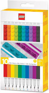 Pack de 10 bolígrafos Lego de colores marca Lego Imagen principal del producto