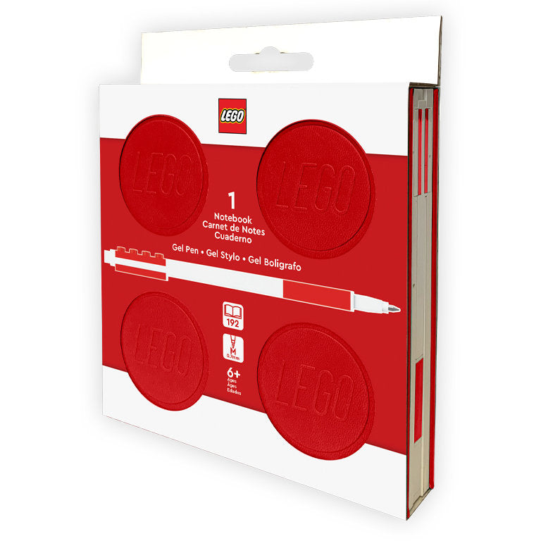 CUADERNO LEGO CON BOLIGRAFO ROJO | LEGO | 1 UNIDAD | 4895028535643