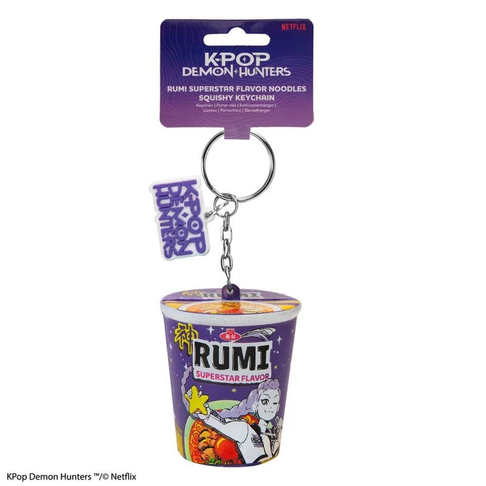 Llavero Squishy Rumi Superstar Noodles K-pop Demon Hunters CINEREPLICAS R