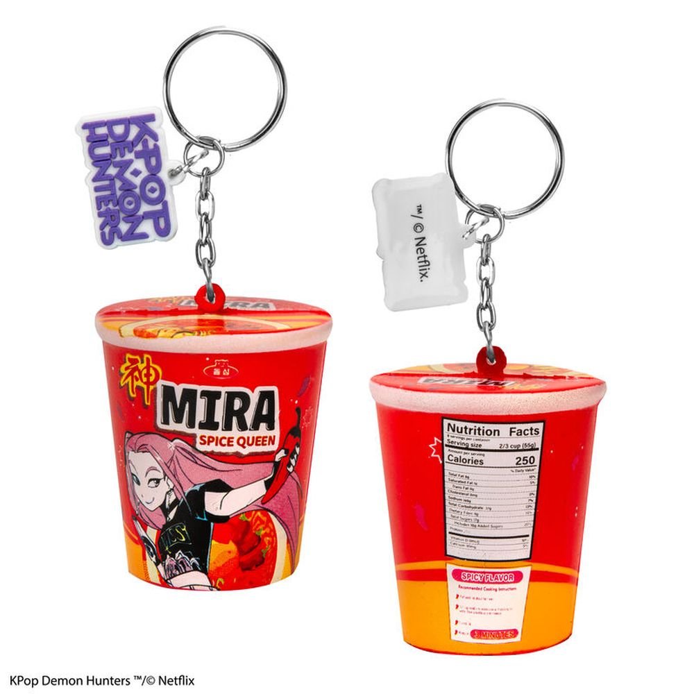 Llavero Squishy Mira Spice Queen Noodles K-pop Demon Hunters CINEREPLICAS R Imagen principal del producto