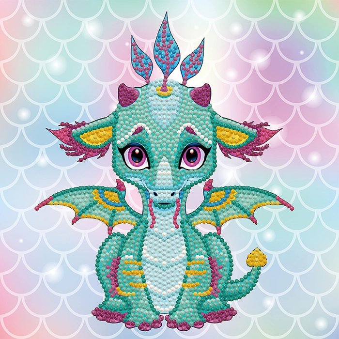 DIAMOND DOTZ ARIEL THE BABY DRAGON | DIAMOND DOTZ MADNESSTOYS | 1 UNIDAD | 4895225918737 Imagen principal del producto