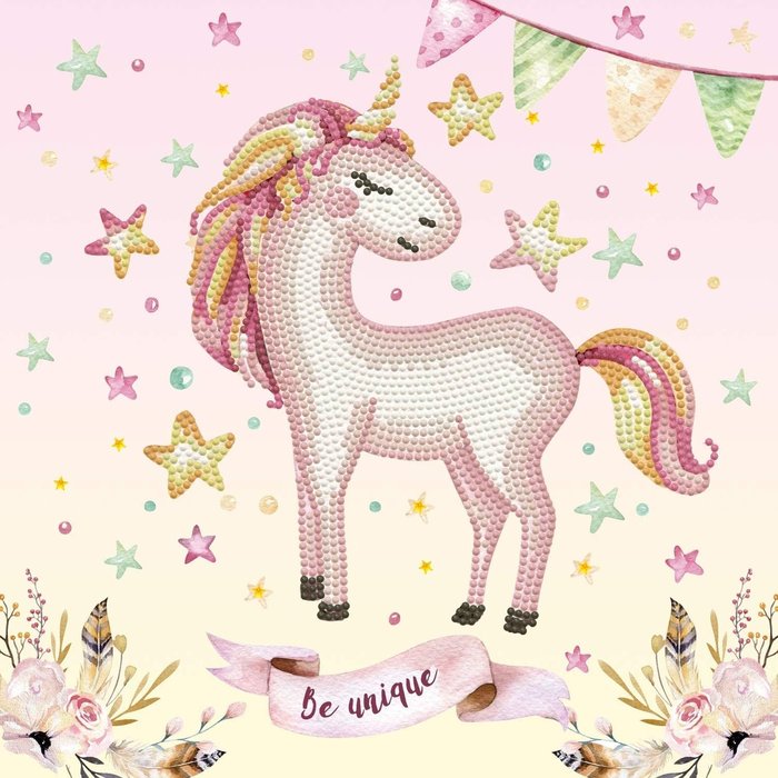 DIAMOND DOTZ UNICORNIO BE UNIQUE | DIAMOND DOTZ MADNESSTOYS | 1 UNIDAD | 4895225918881 Imagen principal del producto