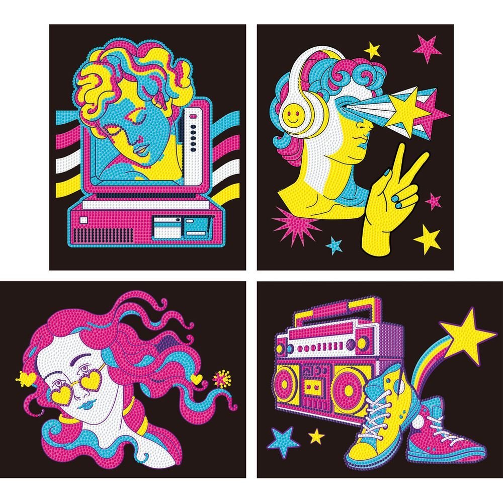 Diamond Dotz Neon Retro Classic Marca Madnessstoys