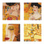 Set 4 Cuadros Diamond Dotz Gustav Klimt Pintar con Diamantes Marca MadnessToys