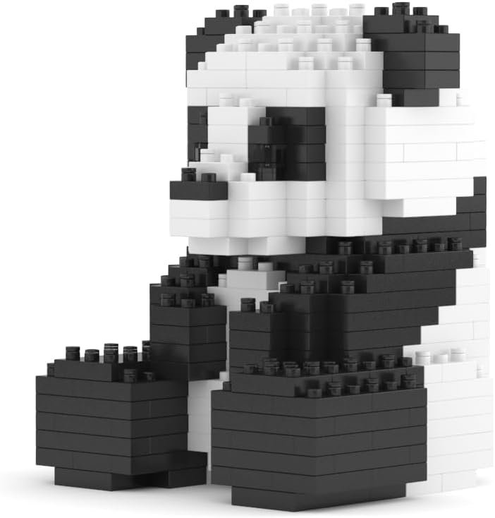 Maqueta Bloques de Construcción Panda Mini Madnesstoys