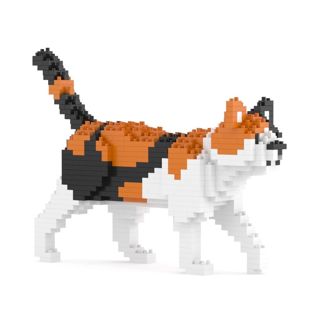 Maqueta Bloques Gato Calico Mini - Jekca