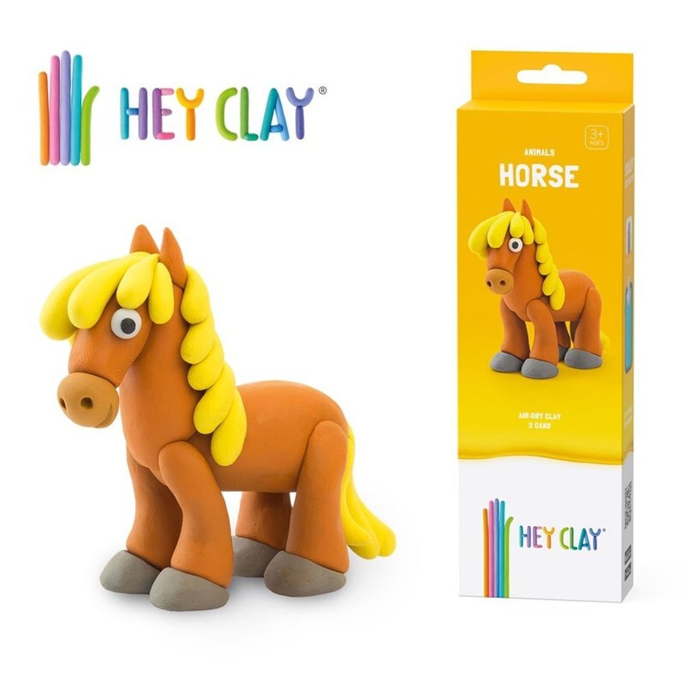 JUEGO HEY CLAY CABALLO (3 BOTES) | 1 UNIDADES | (LUDILO) Imagen principal del producto