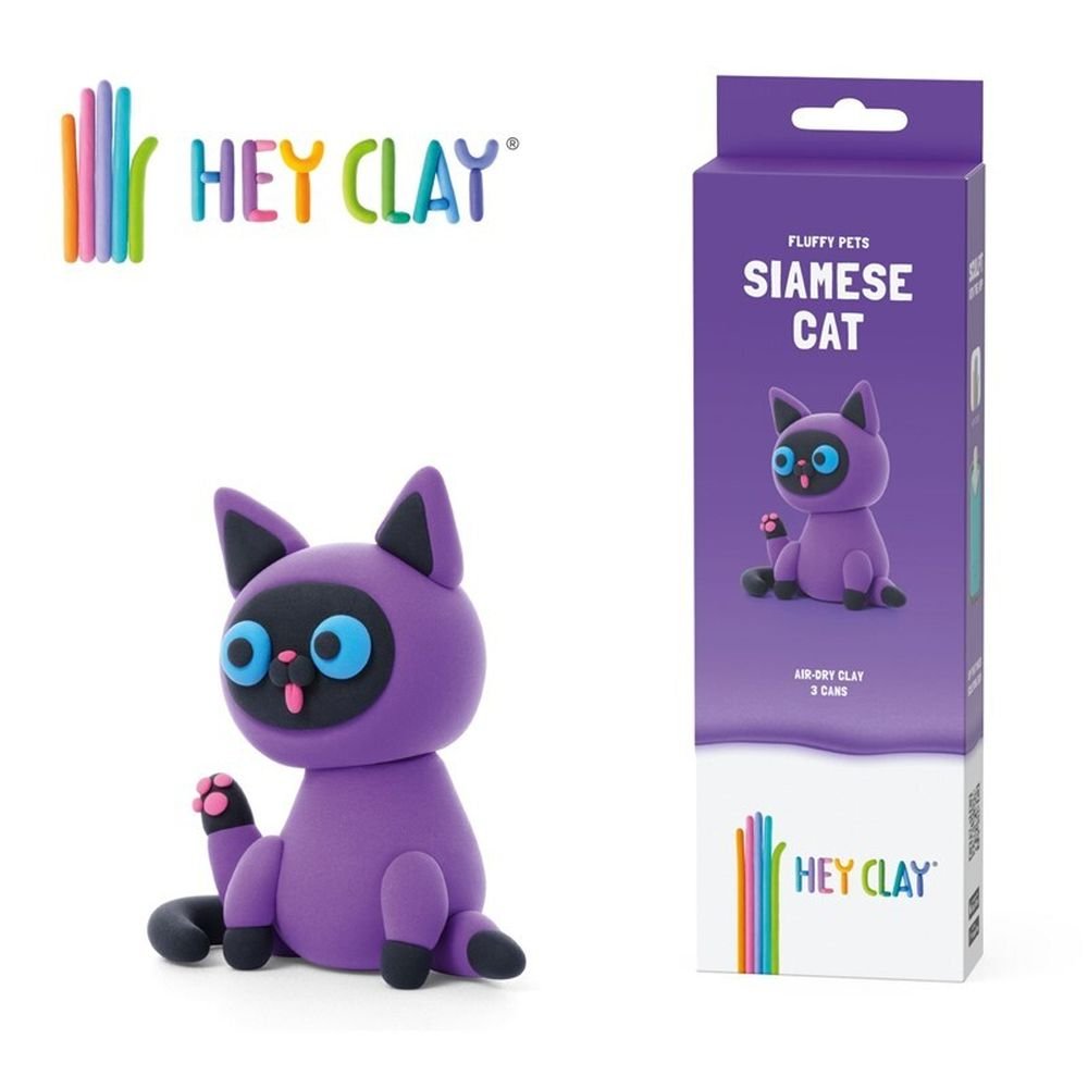JUEGO HEY CLAY GATO SIAMES (3 BOTES) | 1 UNIDADES | (LUDILO) Imagen principal del producto