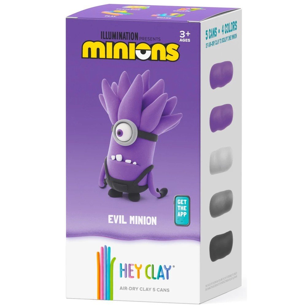 Juego Hey Clay Evil Minion Ludilo Pack 5 Botes Imagen principal del producto