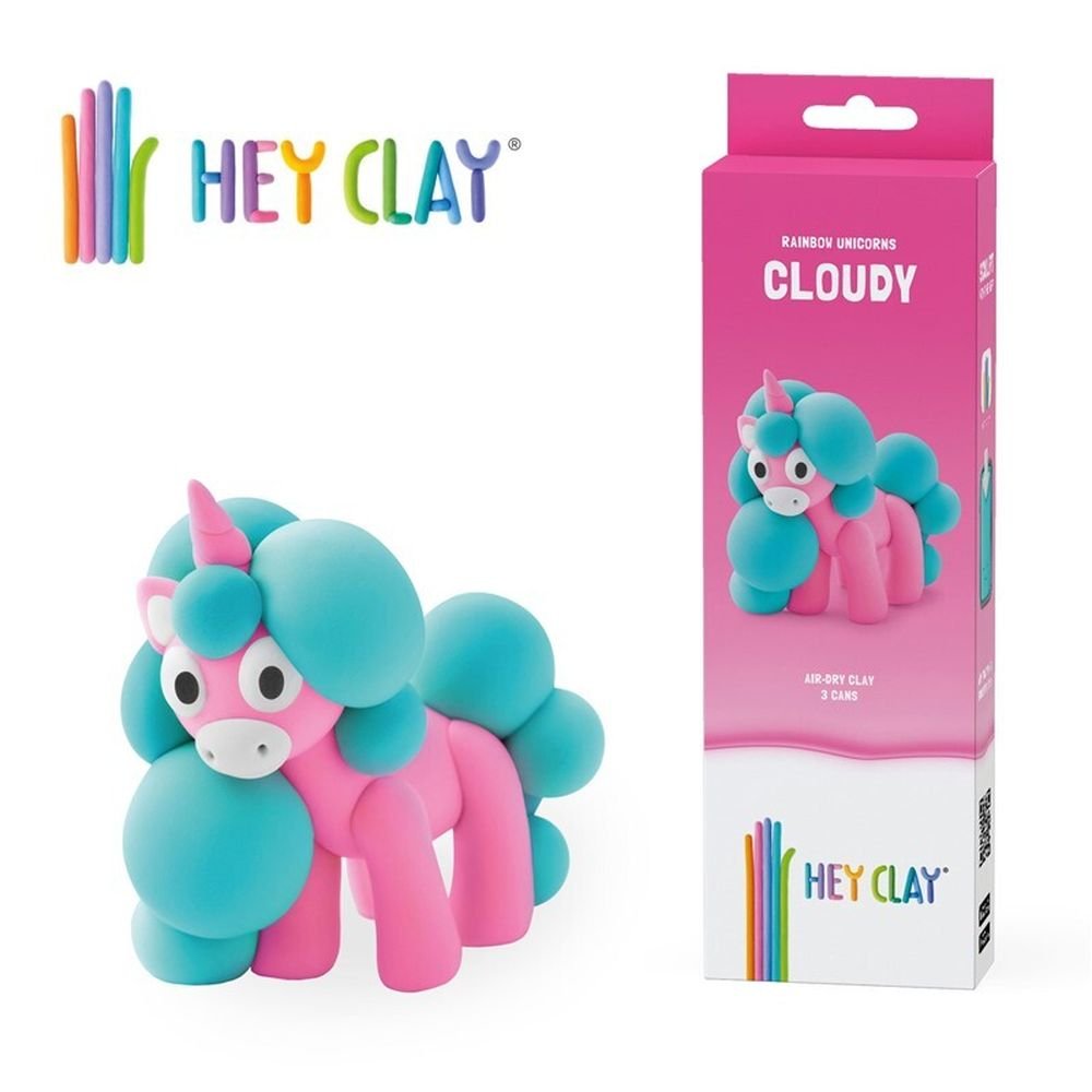 JUEGO HEY CLAY CLOUDY (3 BOTES) | 1 UNIDADES | (LUDILO)