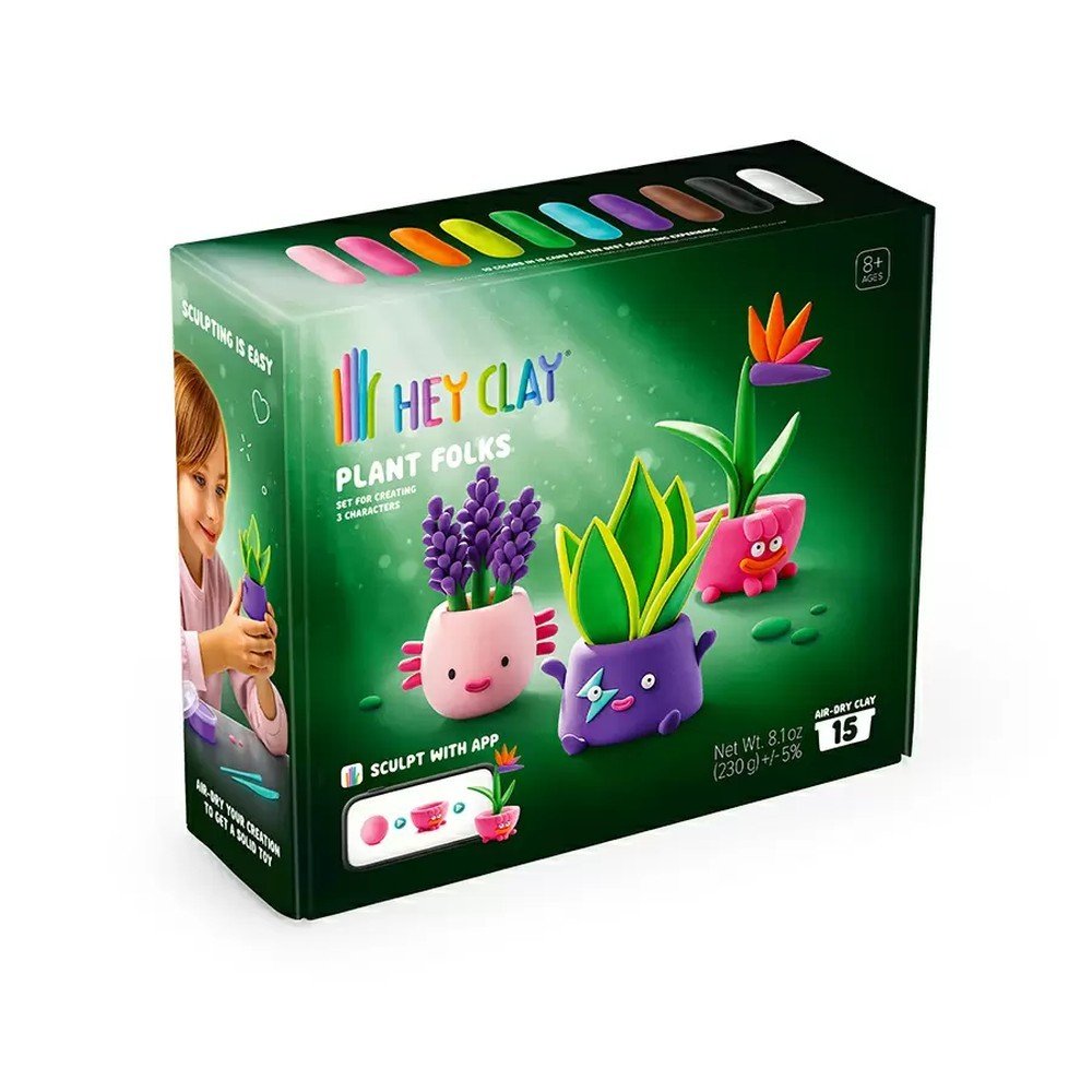 Juego Hey Clay Plant Folks Set 6 Figuras Ludilo Imagen principal del producto
